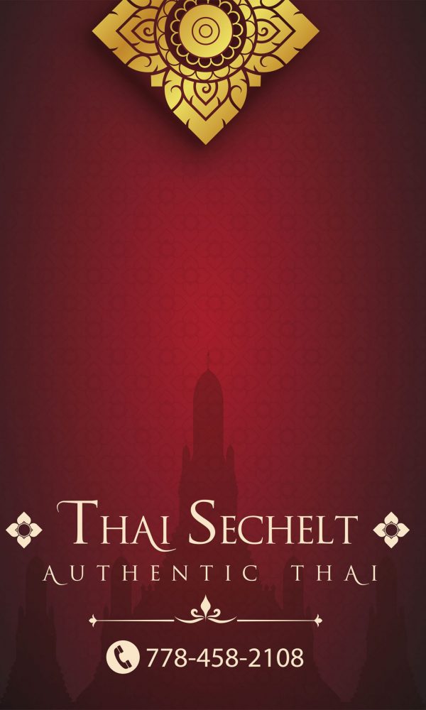 Thai Sechelt Menu Cover